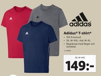 Lidl Adidas® T-shirt erbjuda