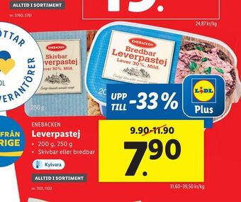 Lidl Leverpastej erbjuda