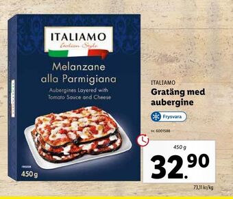 Lidl Gratäng med aubergine erbjuda