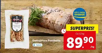 Lidl Dahlsjöfors Porchetta erbjuda
