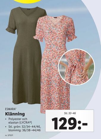 Lidl Klänning erbjuda