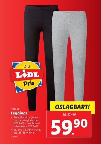 Lidl Leggings erbjuda