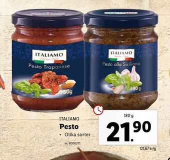 Lidl Pesto erbjuda