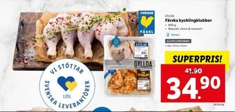 Lidl Färska kycklingklubbor erbjuda