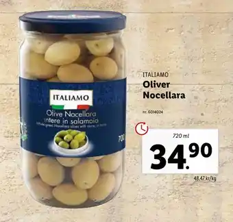 Lidl Oliver Nocellara erbjuda