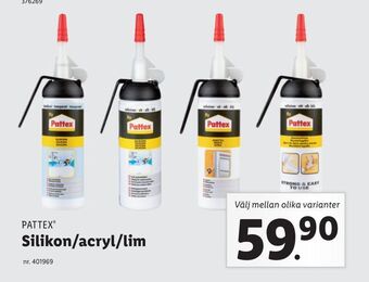 Lidl Silikon/acryl/lim erbjuda