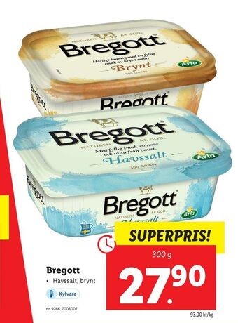 Lidl Bregott erbjuda