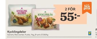 Hemköp Garant kycklingklubbor erbjuda
