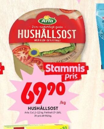 ICA Kvantum Arla hushållsost erbjuda