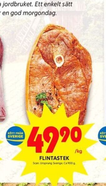 ICA Kvantum Scan flintastek erbjuda