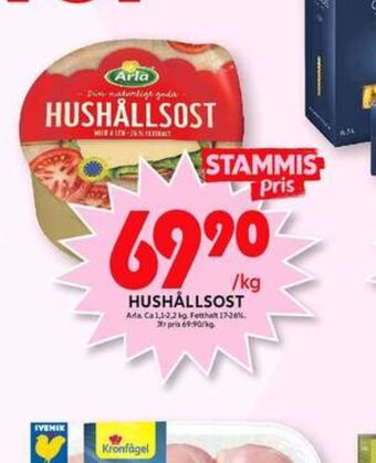 ICA Maxi Arla hushållsost erbjuda