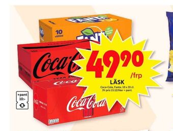 ICA Maxi Fanta läskedryck erbjuda