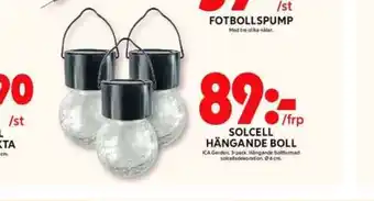 ICA Maxi Ica garden solcellslampor erbjuda
