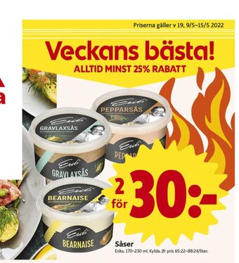 ICA Nära Eriks såser kyld erbjuda