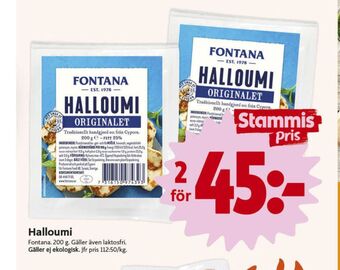ICA Nära Fontana halloumi erbjuda