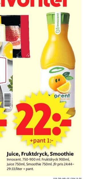 ICA Supermarket Innocent juice erbjuda