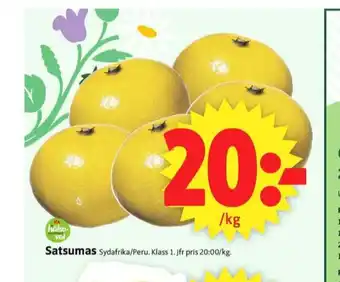 ICA Supermarket Fontana satsumas erbjuda