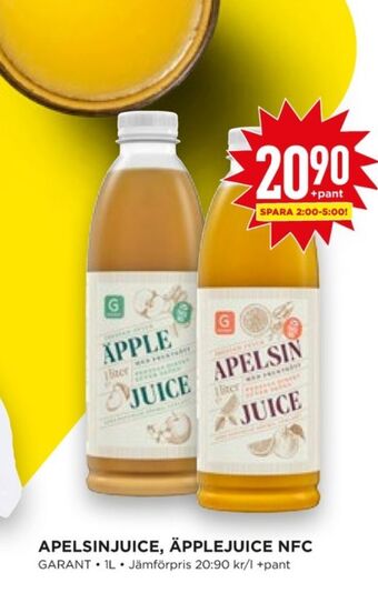 Willys Hemma Garant juice erbjuda