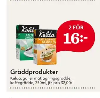 Kelda Matlagningsgrädde