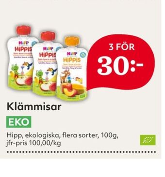 Hemköp Hipp Barnmat erbjuda