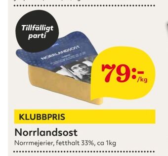 Hemköp Norrmejerier Norrlandsost erbjuda