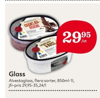 Hemköp Alvestaglass Glass erbjuda