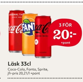 Coca Cola Zero Läskedryck