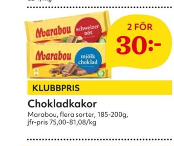 Hemköp Marabou Chokladkaka erbjuda