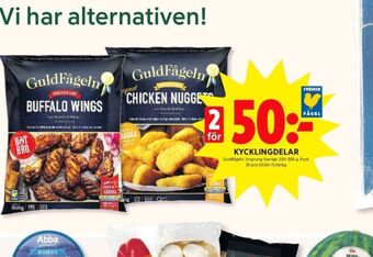 ICA Kvantum Guldfågeln Kycklingnuggets erbjuda