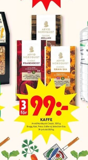 ICA Kvantum Classic Kaffe malet erbjuda