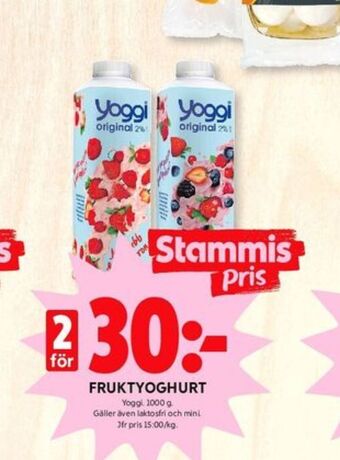 ICA Kvantum Yoggi Yoghurt erbjuda