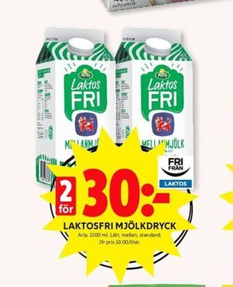 ICA Kvantum Arla Mellanmjölk erbjuda