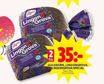 ICA Kvantum LingonGrova Rågbröd erbjuda