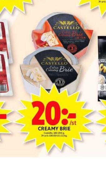 ICA Maxi Castello Brie erbjuda