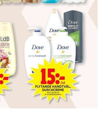 ICA Maxi Dove Tvål flytande erbjuda