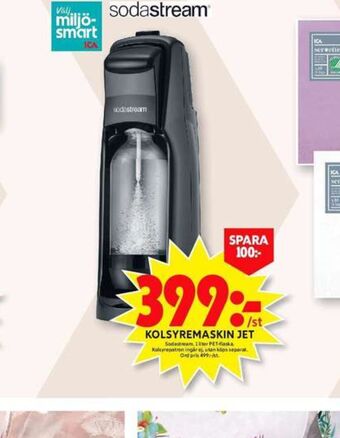ICA Maxi Sodastream Kolsyremaskin erbjuda