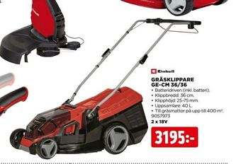 Jem&Fix Gräsklippare ge-cm 36/36 erbjuda