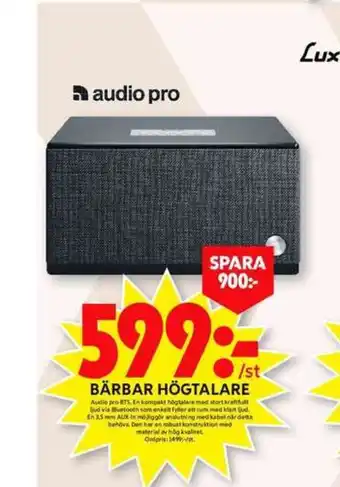 ICA Maxi Audio Pro Högtalare erbjuda