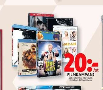ICA Maxi Disney DVD-film erbjuda