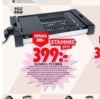 ICA Maxi FCC BBQ Elgrill erbjuda