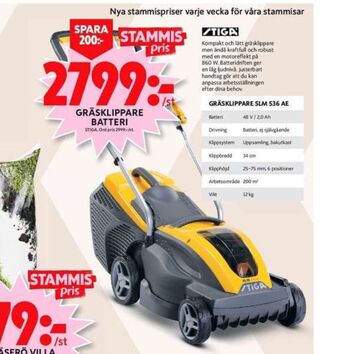 Stiga Gräsklippare