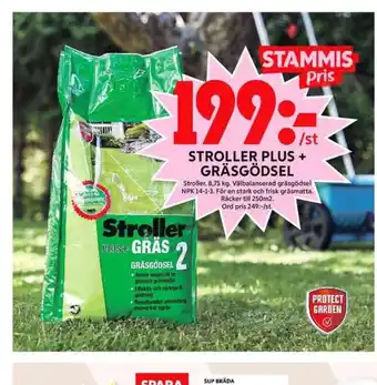 ICA Maxi Stroller Kombi Gräsmattegödsel erbjuda
