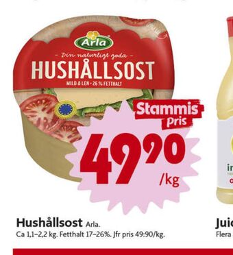 ICA Nära Arla Hushållsost erbjuda