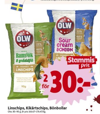 ICA Nära OLW Snacks erbjuda