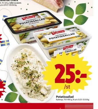 ICA Nära Rydbergs Potatissallad erbjuda