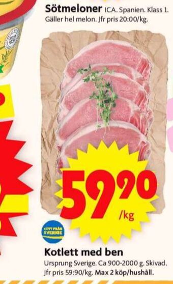 ICA Supermarket Kotletter erbjuda