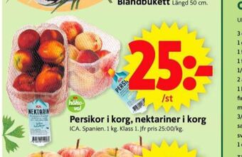 ICA Supermarket ICA Nektariner erbjuda