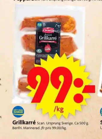 ICA Supermarket Scan Karrékotlett erbjuda