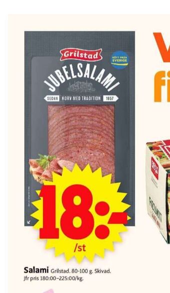 ICA Supermarket Grilstad Salami erbjuda