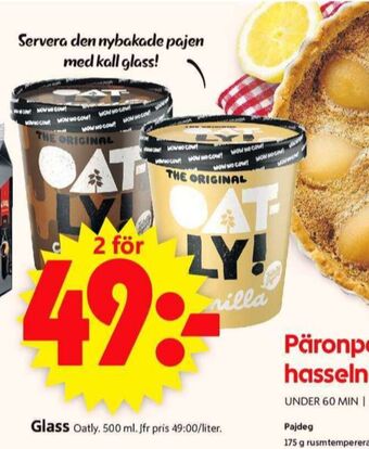 ICA Supermarket Oatly Glass erbjuda